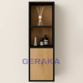 Колона за баня с две ниши и врата 